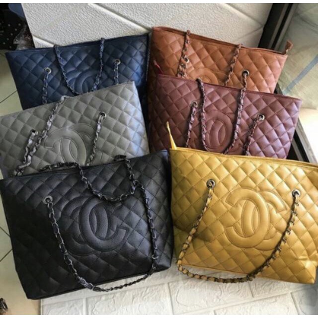 TOTE BAG CHANEL BESAR EMBOS TOTEBAG--g.k--