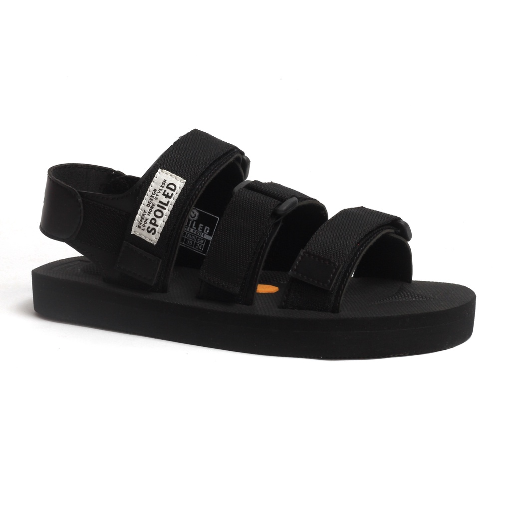 Spoiled - Fuji Yama 01 Sandal Cewek Wanita Perempuan Murah Sendal Tali Karet Sepatu Gunung Traveling Korea Casual Kekinian Tali Strap KZG Import Lokal Bandung Original Ori Cewe Kekinian Kasual Hak Tinggi Fashion-1