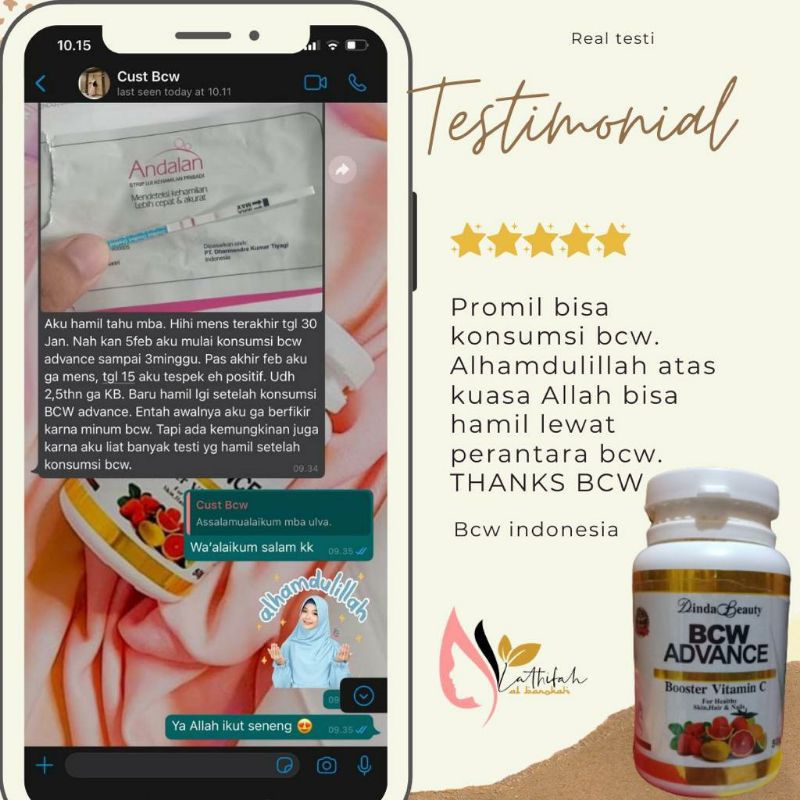 BCW ADVANCE VITAMIN ORIGINAL DINDA BEAUTY/ BEAUTY C WHITENING