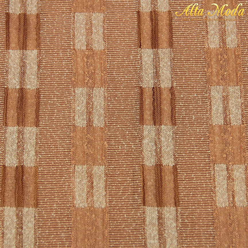

Alta Moda Kaftan Jacquard Berserat Warna Coklat (1M)