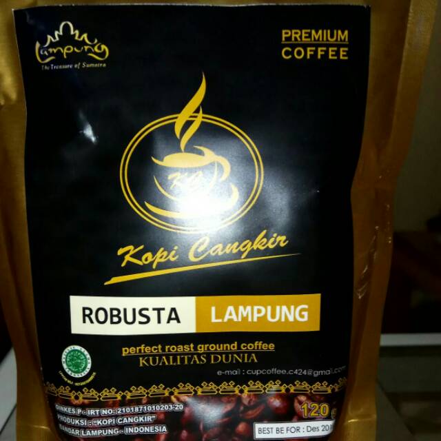 

Kopi Lampung Robusta Premium 120g