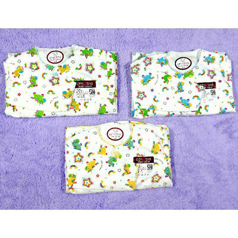 3Pcs setelan pendek/panjang chubie size 0-3 m /3-6 month