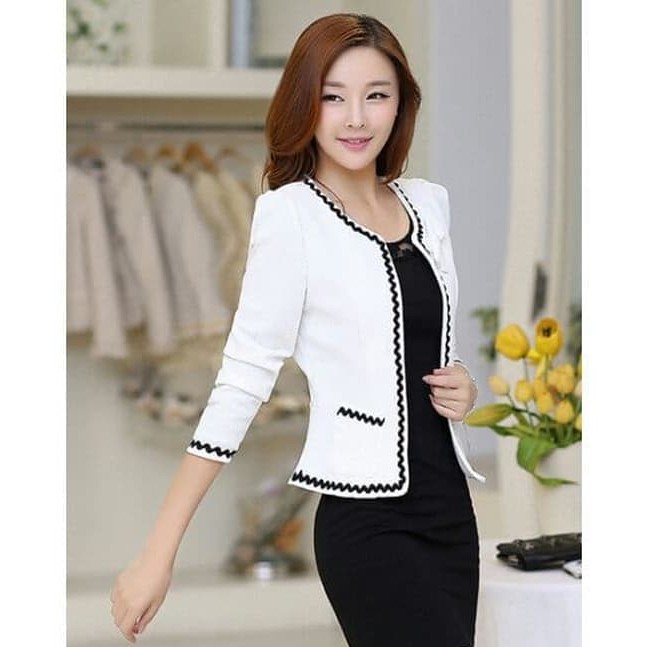 Blazer wanita korea tangan panjang - atasan wanita women blazer blazer korea panjang - PROMO TERBARU
