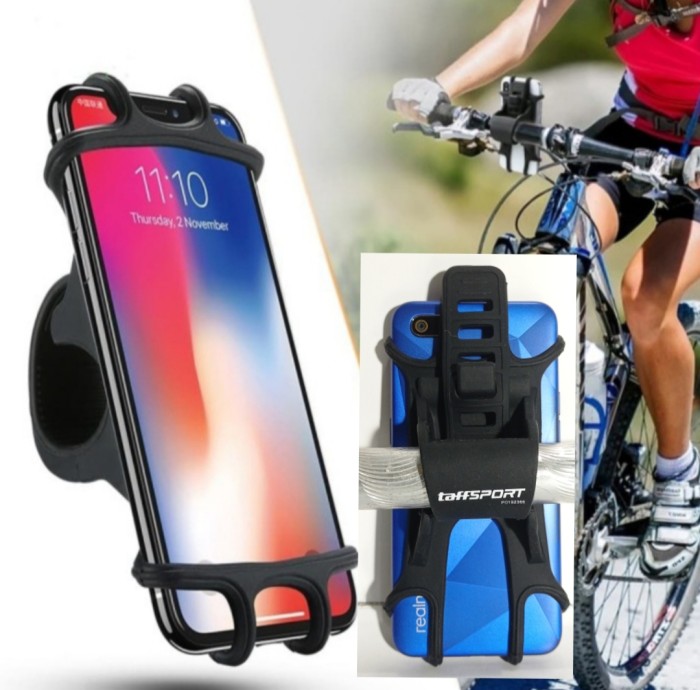 Phone Holder HP  Sepeda dan motor Elastis - Smartphone Holder  Sepeda dan Motor