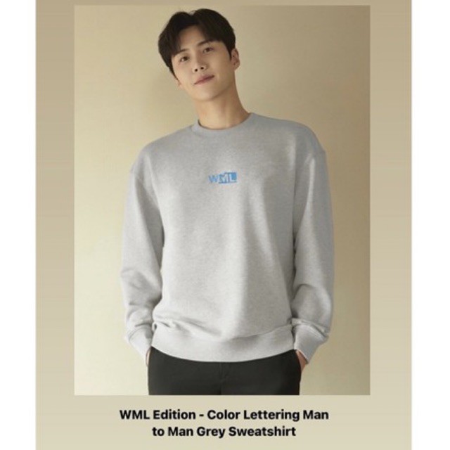 [9.9] WML EDITION SWEATER GREY - KIM SEON HO