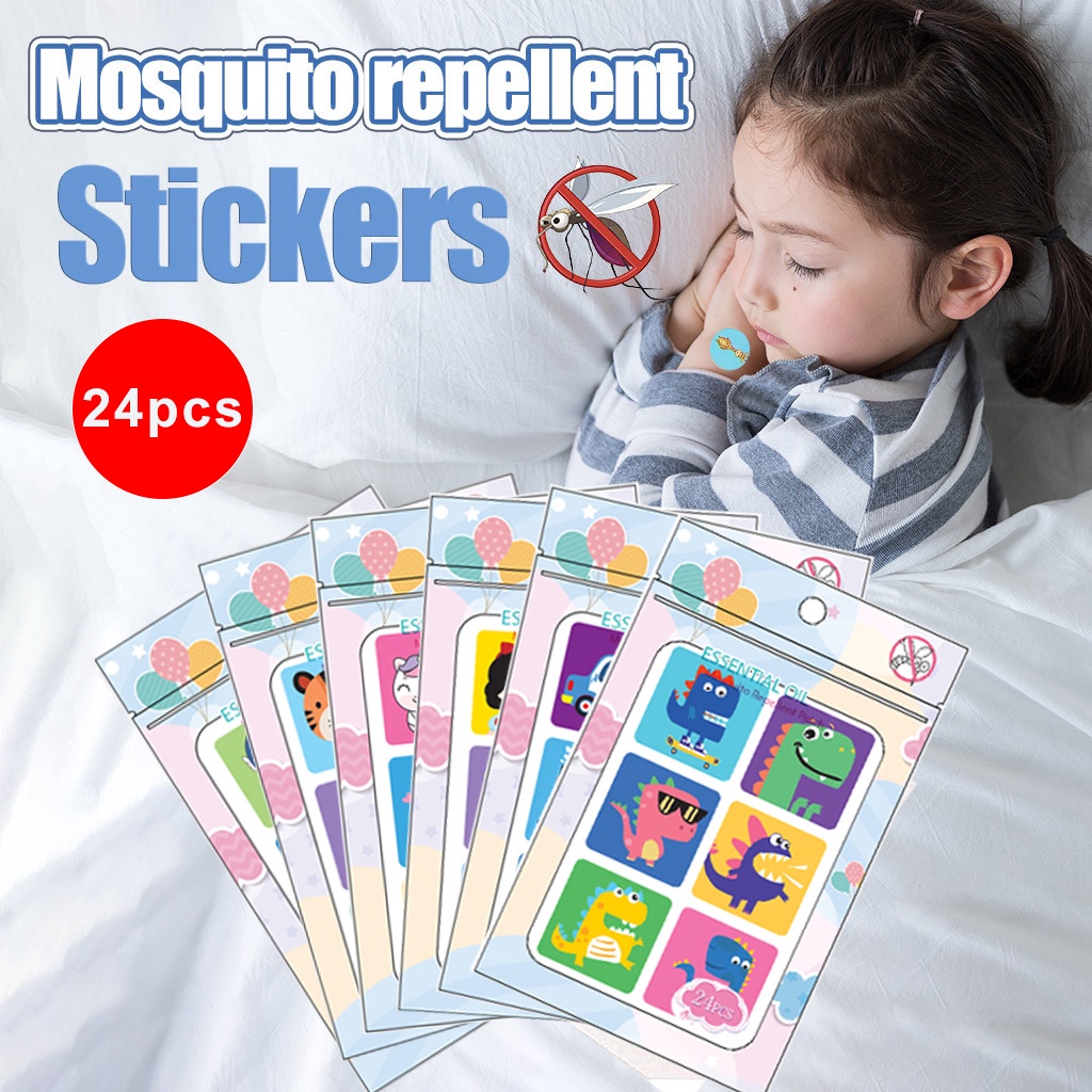 Stiker Anti Nyamuk Patch Wangi Minyak Telon Aman Untuk Anak/ Mosquito Repellent Patch 60 Pcs / 6pcs / Stiker Penolak Nyamuk