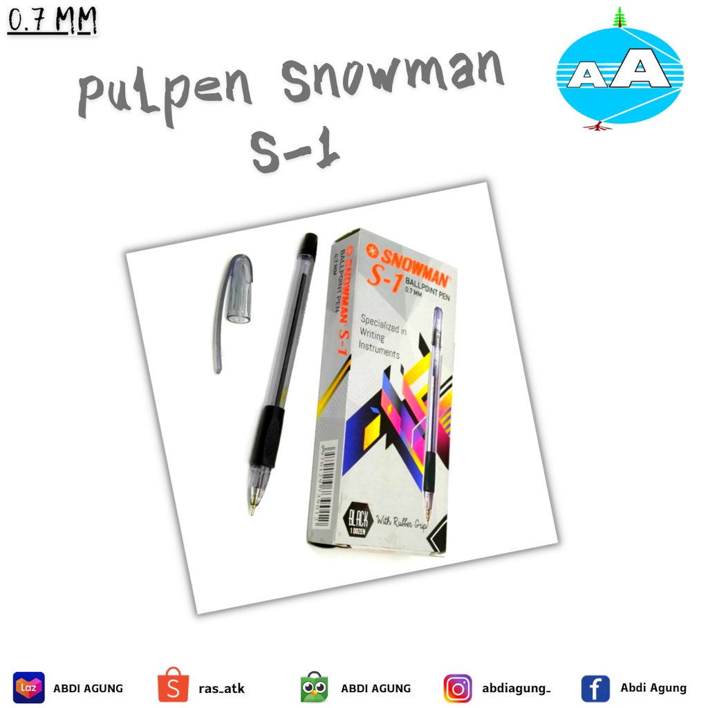 

Pulpen Snowman S-1 / Pack