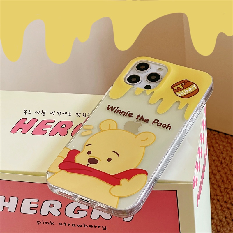 Hard Case Tpu Motif Winnie The Pooh Untuk Iphone 11 12 13pro 11PROMAX