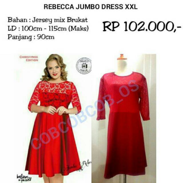 BECCA JUMBO DRESS XXL BIG SIZE