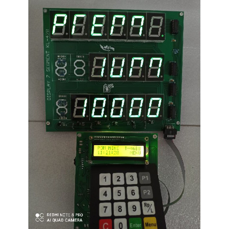 CPU PERTAMINI KL-420 SEGMENT SUPPORT PRINTER VERSI ATMEGA32
