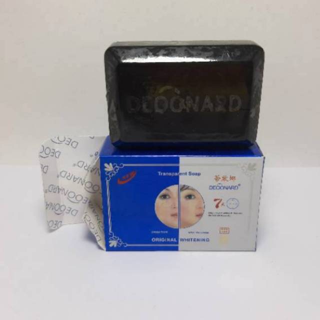 SABUN DEONARD WHITENING ORIGINAL [Hitam]