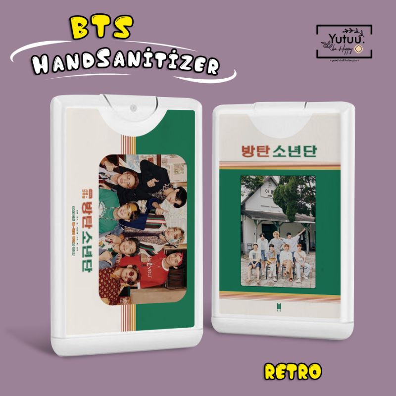 BANGTAN HANDSANITIZER POCKET SPRAY / KPOP HANDSANITIZER (FREE PHOTOCARD) fanmade