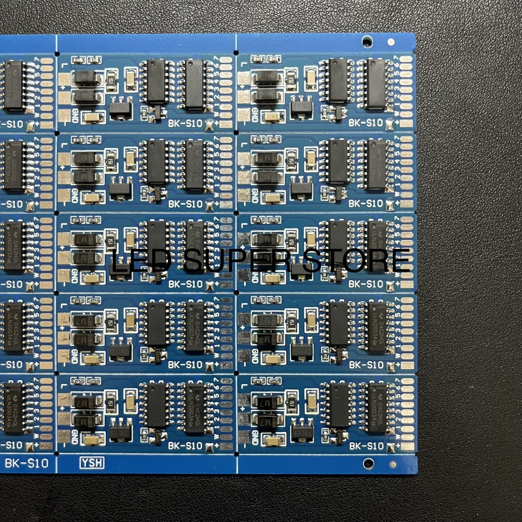 [ 20pc ] PCB Modul Kit DRL LED Tipe S10 Sein Mode Running 7 Jalur DC 12 Volt dan 24