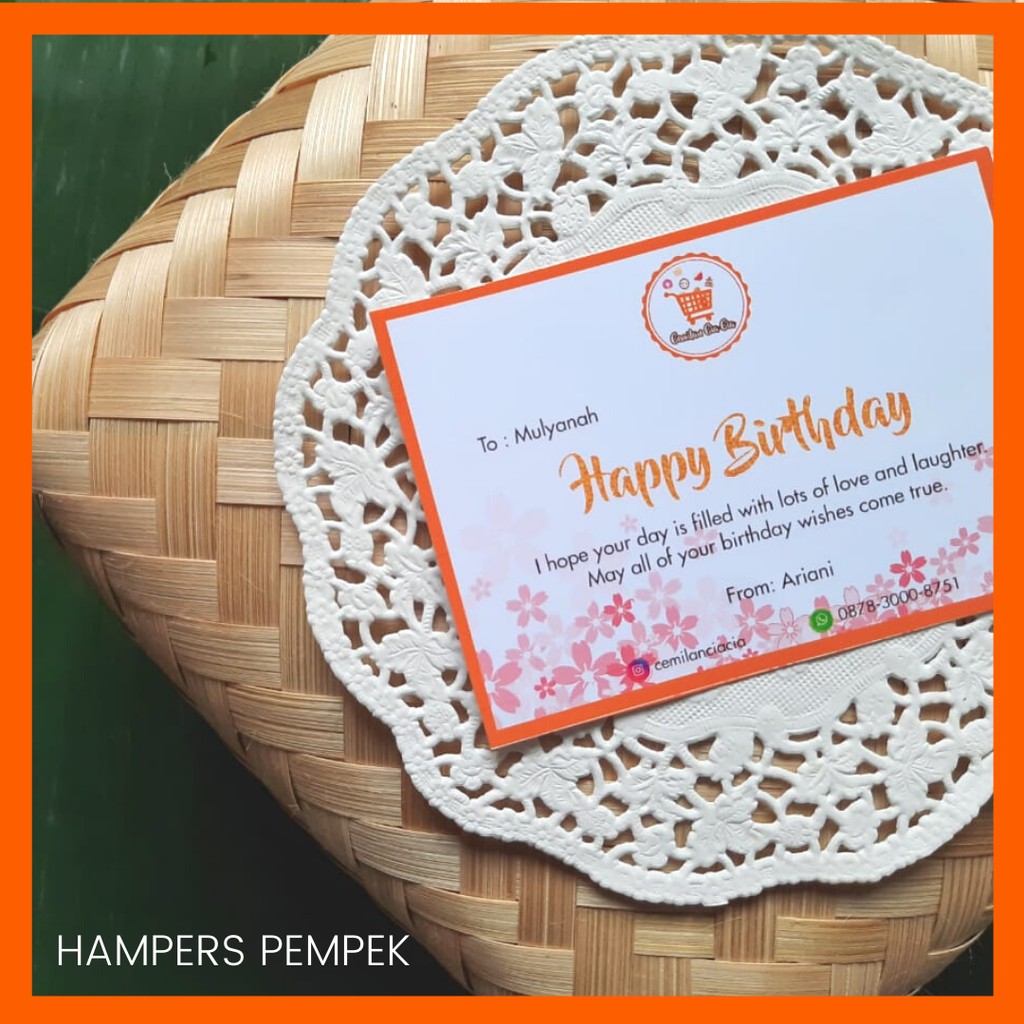 

HAMPERS | PAKET PARCEL (packing) BESEK PEMPEK ISI 20pcs