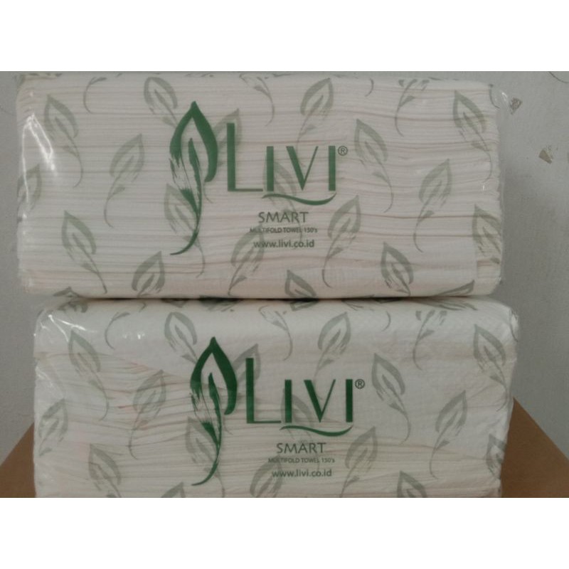 TISU LIVI MULTIFOLD TOWEL 150 SHEET