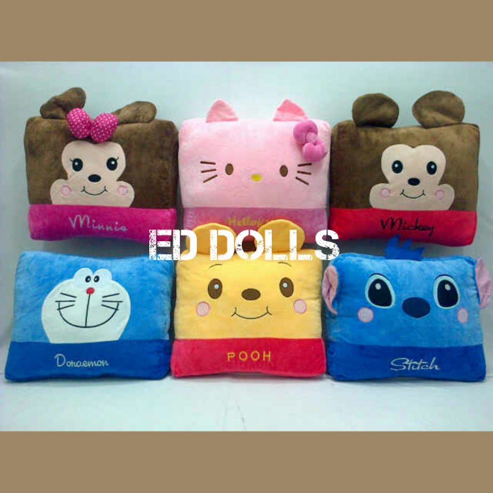 BONEKA BANTAL  PILLOW   DORAEMON   POOH   STITCH Limited