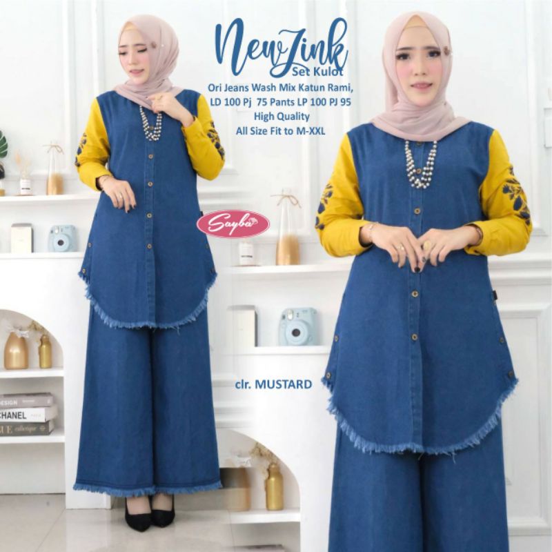 NEW ZINK SET (SETELAN WANITA/DENIM/JEANS/PREMIUM)