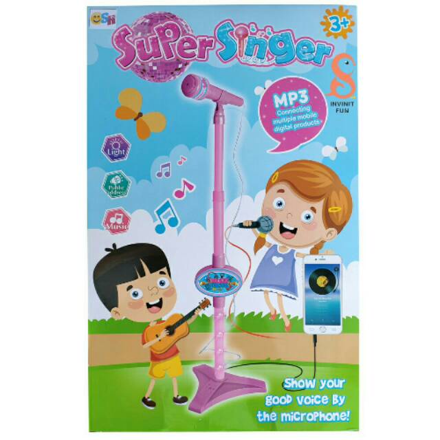 Microphone Anak Super SInger MP3 Karaoke SH1251