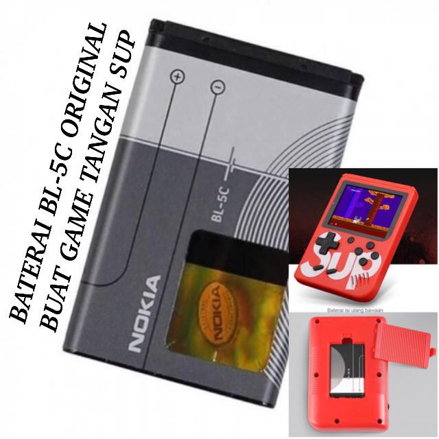 BATTERY BATERAI BATRE NOKIA  BL5C BL-5C BL 5C ORI Game Boy Gamebot Keyboard Mini BATT LOGON DOBEL POWER BL-4C DAN BL-5C