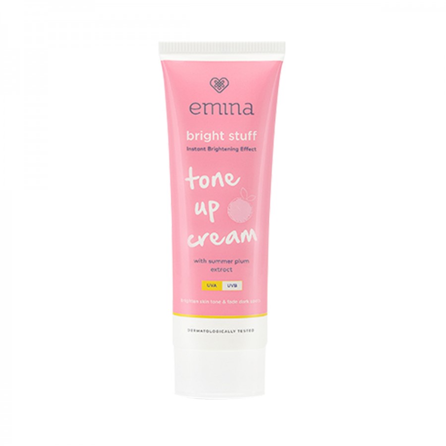 BPOM EMINA BRIGHT STUFF TONE UP CREAM PELEMBAB WAJAH PEMUTIH WAJAH INSTAN GIRLSNEED77