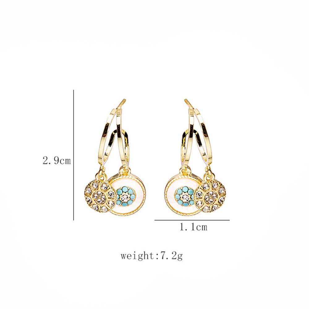 Mxbeauty Anting Wanita Mewah Klasik Pesta Pernikahan Temperamen Drop Earrings Anting Gaya Korea