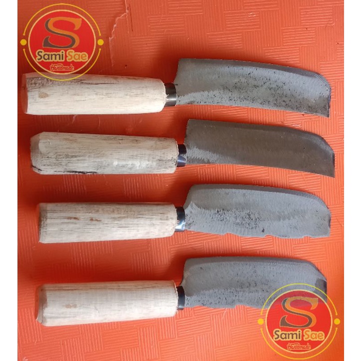 Pisau Dapur murah bahan besi bekas gergaji peso dapur handmade