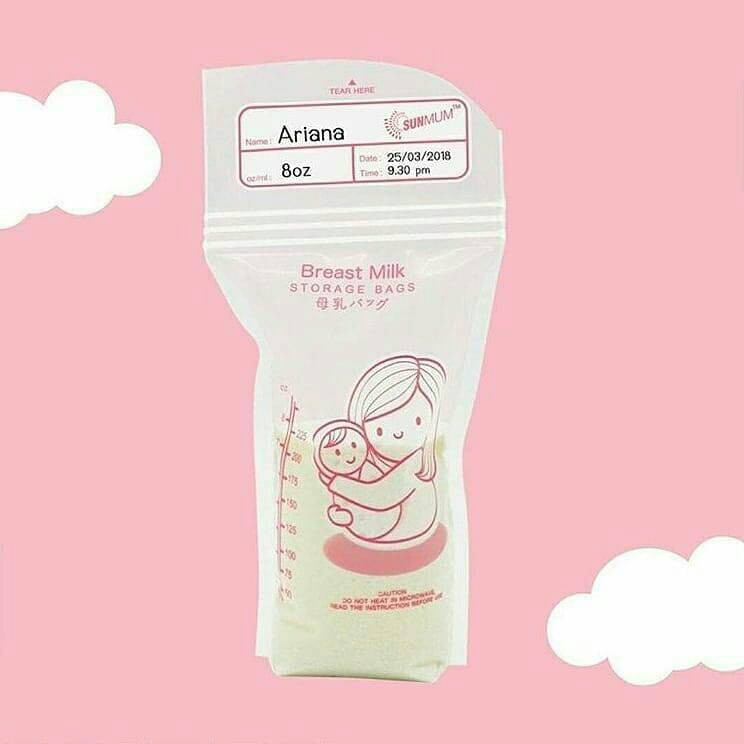 Sunmum Breastmilk Storage Bags Kantong Plastik ASI