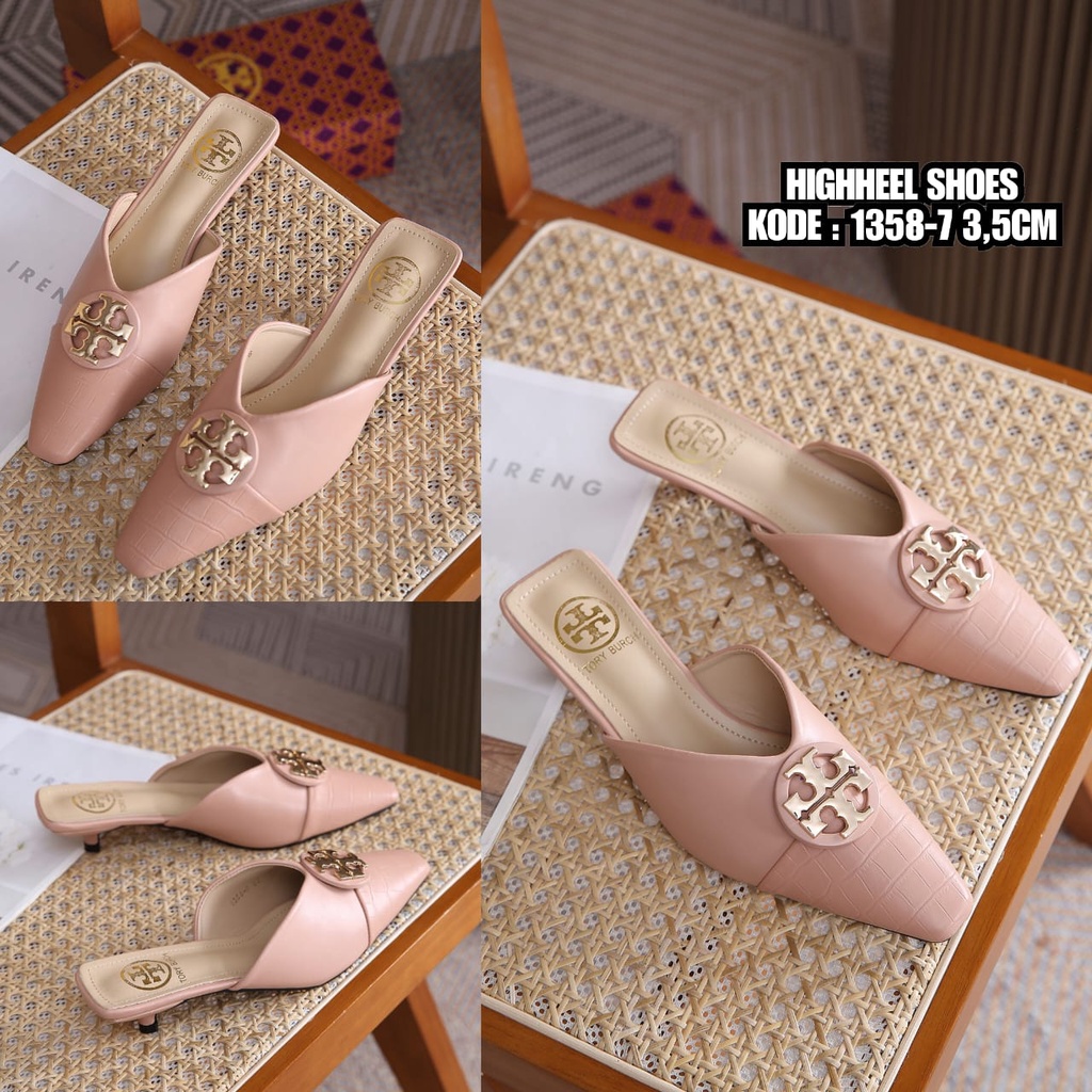 HIGHHEEL SHOES 1358-7  ( NOTE SIZE LUAR LIHAT INSOLE )