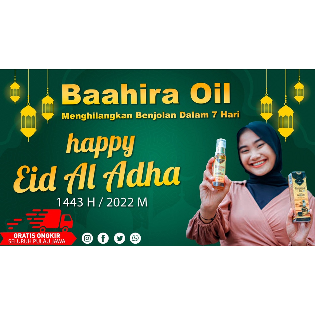 (PROMO IDUL ADHA) 1PAKET BAAHIRAH  MINYAK OLES + TEH BAJAKAH + MADU MURNI, minyak oles segalah benjo