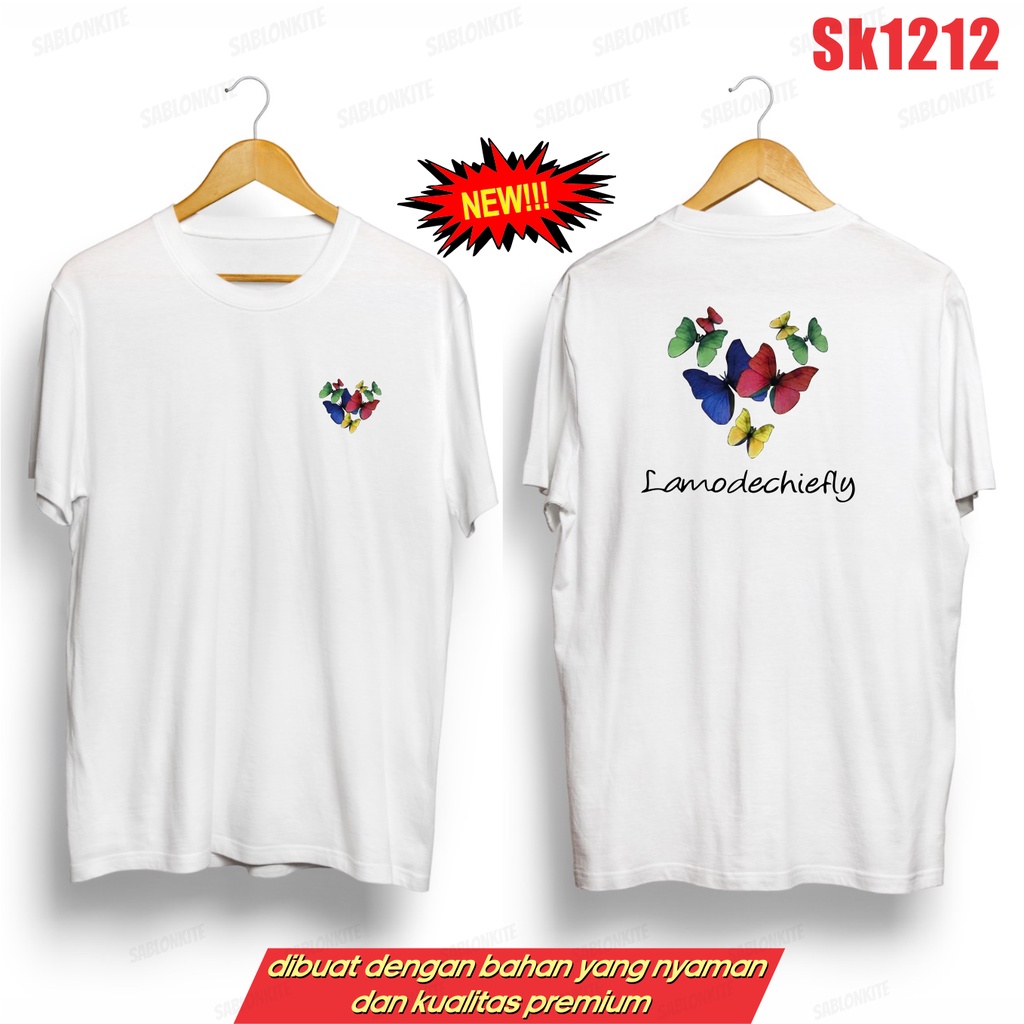 MURAH!!! KAOS KPOP JUNGKOOK LAMODE BUTTERFLY KUPU KUPU SK1212 UNISEX