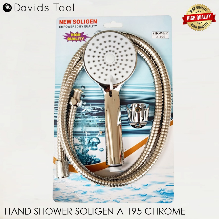 Soligen Hand Shower Head Sower Mandi Set A195