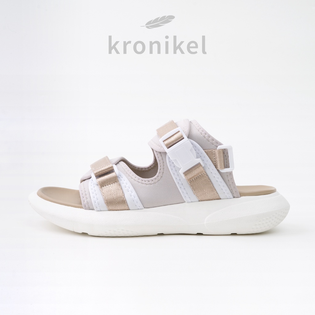 [PREMIUM LOKAL BRAND] KRONIKEL PROJECT // SANA 2-in-1 Sandals - Gold