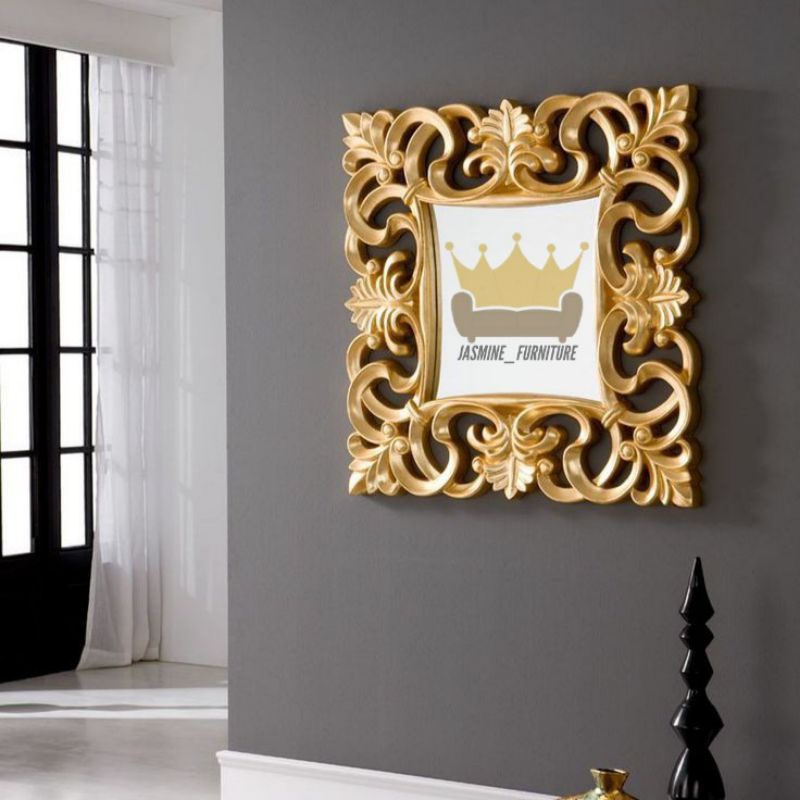 HIASAN DINDING KACA UKIR/FURNITUR CUSTOM JEPARA