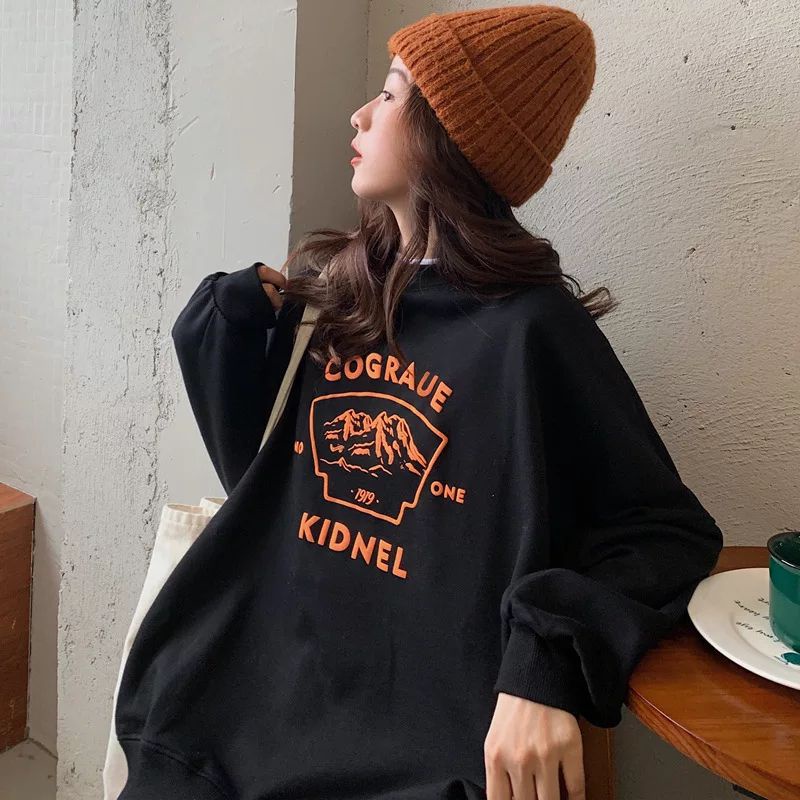 SWEATER WANITA COGRAUE KINDLE /// CREWNECK FLEECE TEBAL KEKINIAN TERBARU&quot;