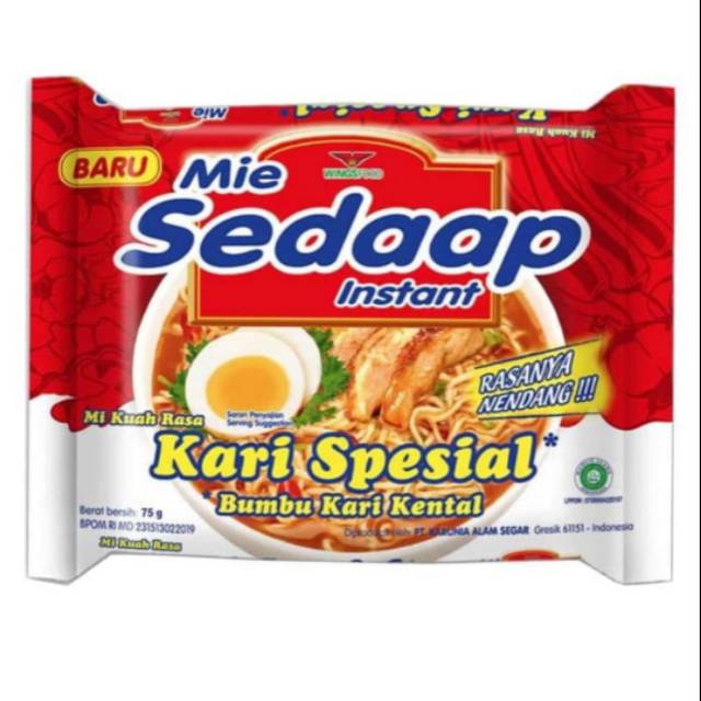 Mie Sedap Kare Kari Spesial Mie Instan Kuah Enak Shopee Indonesia