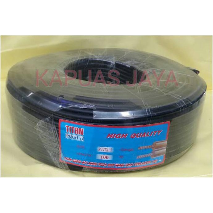 Super Sale Kabel Speaker Profesional TITAN AUDIO 100METER Ready Stock