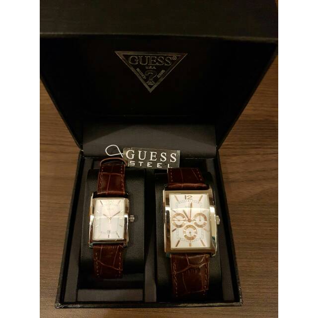 Jam tangan couple guess ori