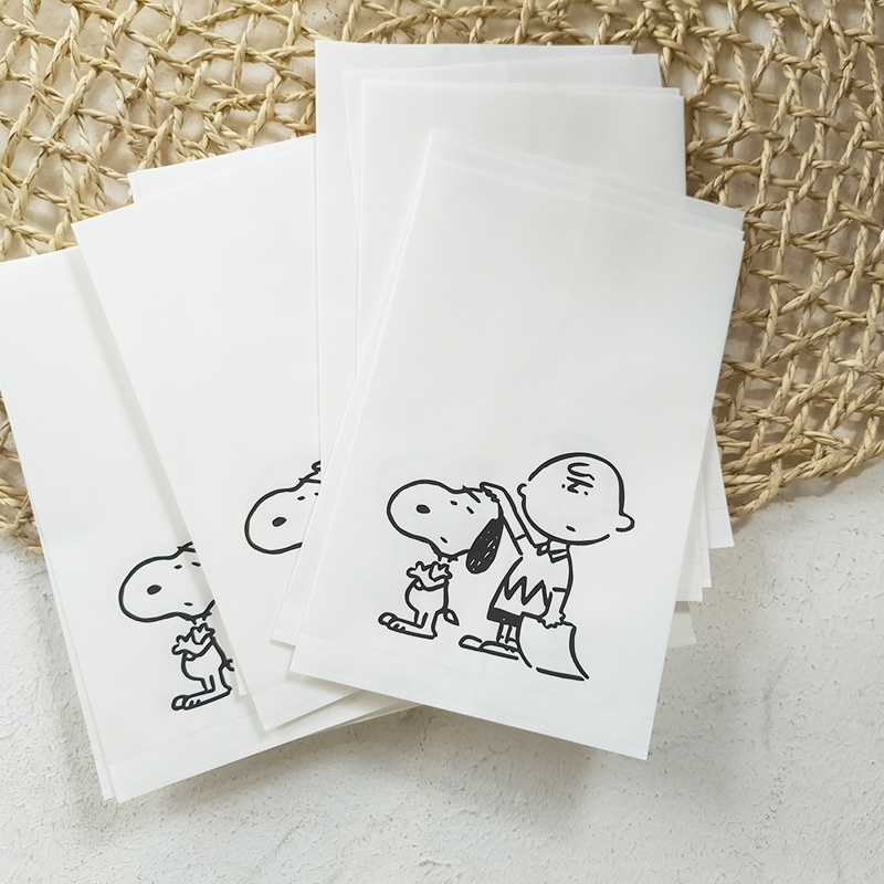

5pcs Cute Snoopy Paper Bag / Kantong Kertas Lucu / Fancy Flat Paper Bag / Packing Online Shop