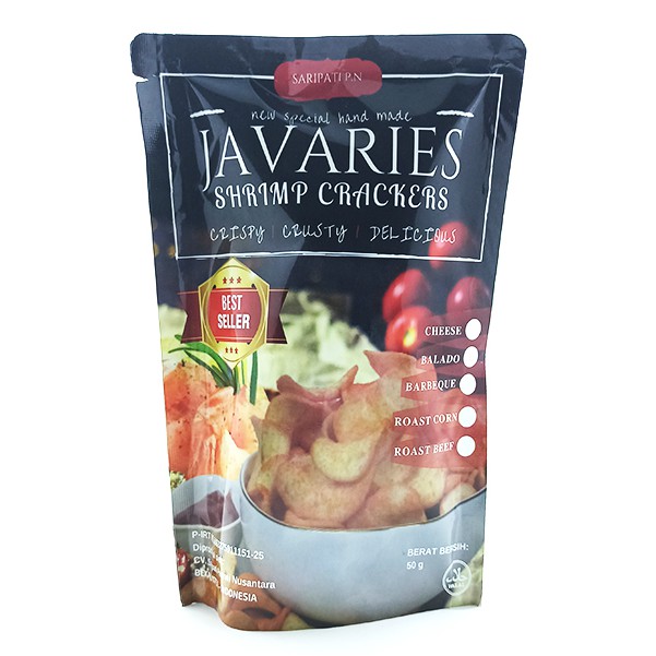 

Saripati P.N Javaries Shrimp Crackers – 50gr