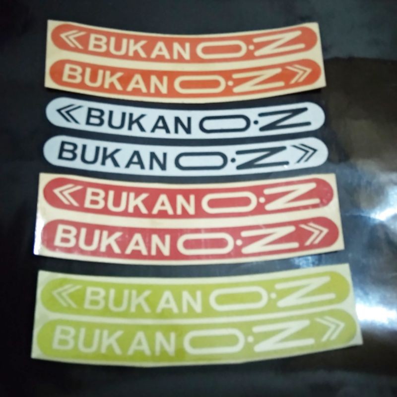 STICKER VELG BUKAN OZ ISI 2 CUTTING