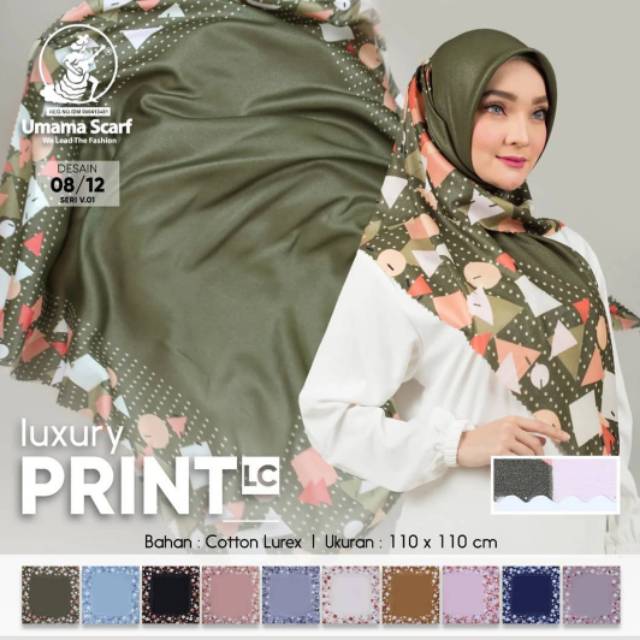 Umama Scarf Luxury Print Lc motif