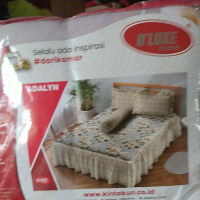 Sprei Kintakun Rumbai 180x200 Adalyn/alamanda/amalfi/cornelia/ingrid/jardin/leaf/magali/my Valentine