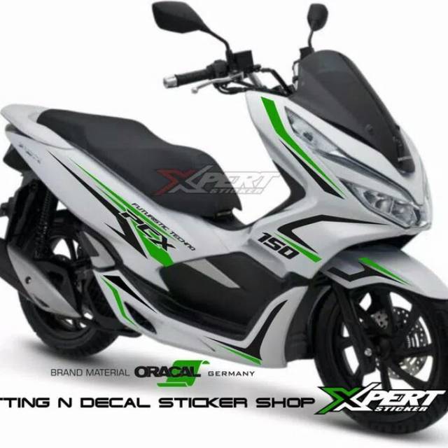 CUTTING STICKER HIJAU TOSCA HITAM