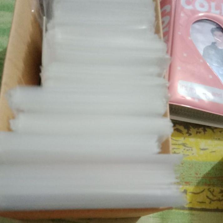 [Isi 100Pcs] Inner Sleeve Photocard 6x10Cm Plastik Pelindung Kartu - 7x10  di Upacc | Tokopedia