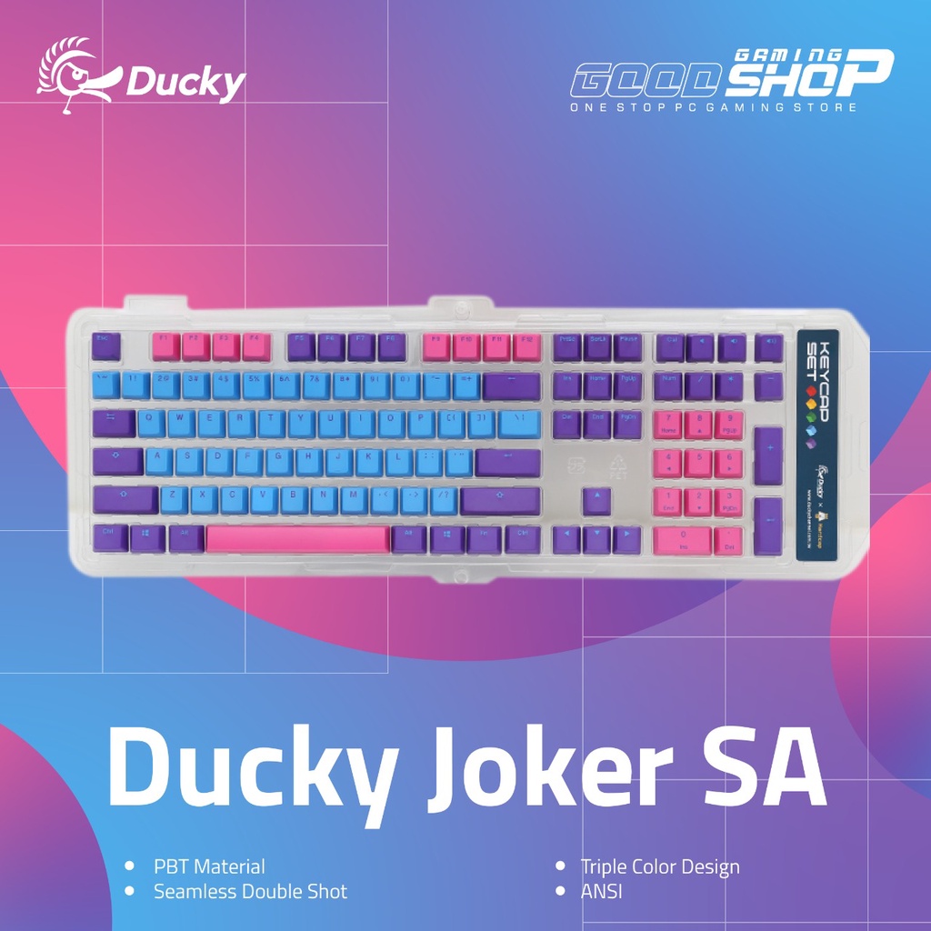 Ducky Keycap Set SA / PBT Seamless Double Shot - Variant Keycaps Theme