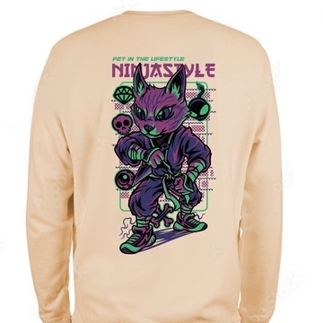 Sweater Pria Ninja Style Crewneck Pria M - XXL