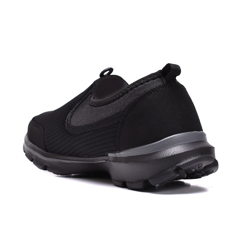 Phoenix Denzel Sepatu Slip On Pria - All Black