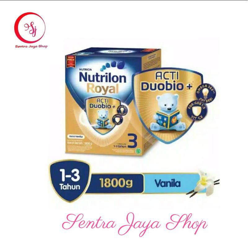 

Nutrilon Royal 3 / Nutrilom Royal 4 Vanila Madu 1800 gram / 1800 gr