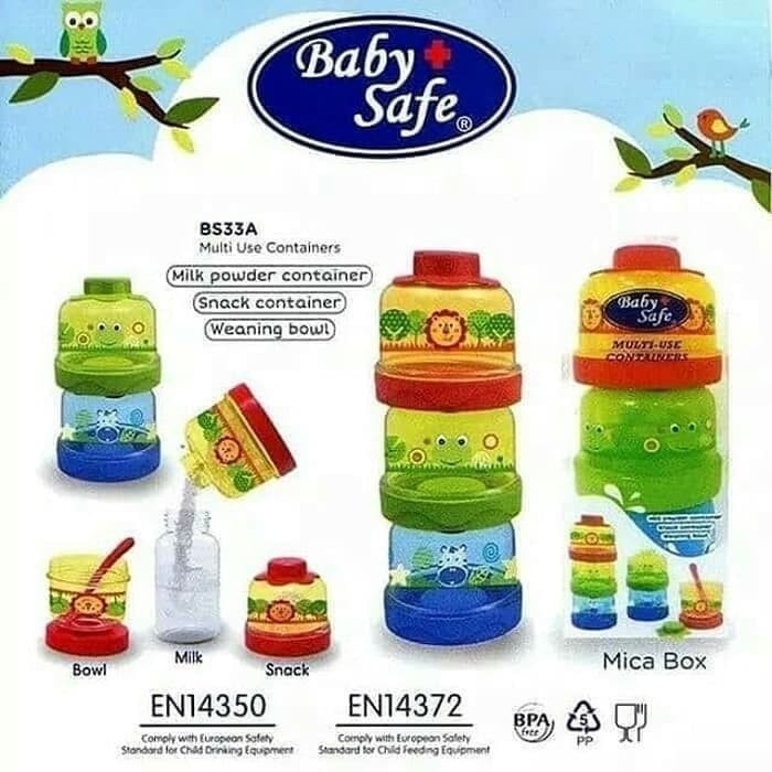 Baby Safe Multi Use Milk Powder Containers tempat takaran susu bubuk