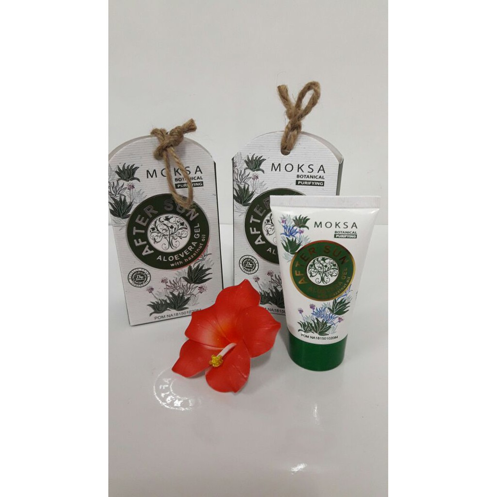 After Sun Aloevera gel with hazelnut oil